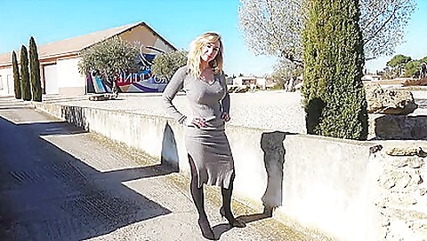 Busty blonde girl fucks her bf and then her boyfriend