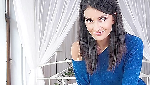 Horny chick with a petite body and a tiny ass is getting fucked