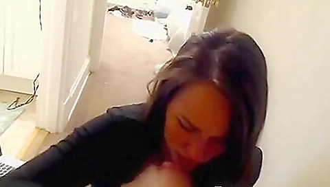 Handjob and a handjob in the POV video with a busty girl