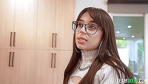 Tattooed brunette rides a deepthroat stud in hot porn video