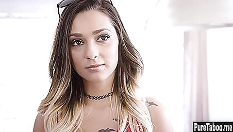 Brunette teen gets banged by a dude with a big black dick