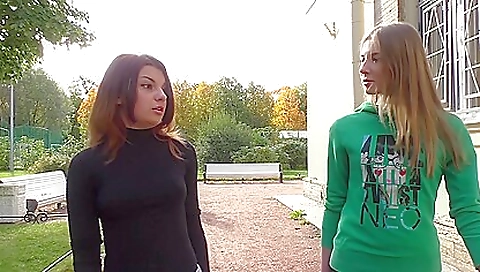 Sexy brunette teen in sexy lingerie and sexy stockings