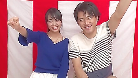 Japanese brunette with big black dildo fucked in the hottest way