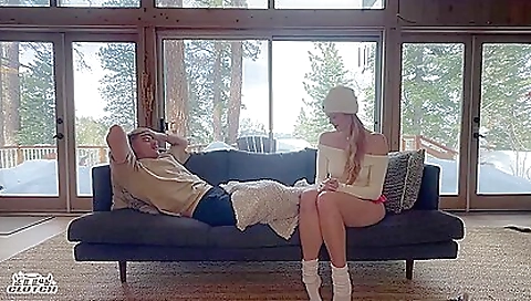 Big cock redhead babe gets her asshole nailed in POV